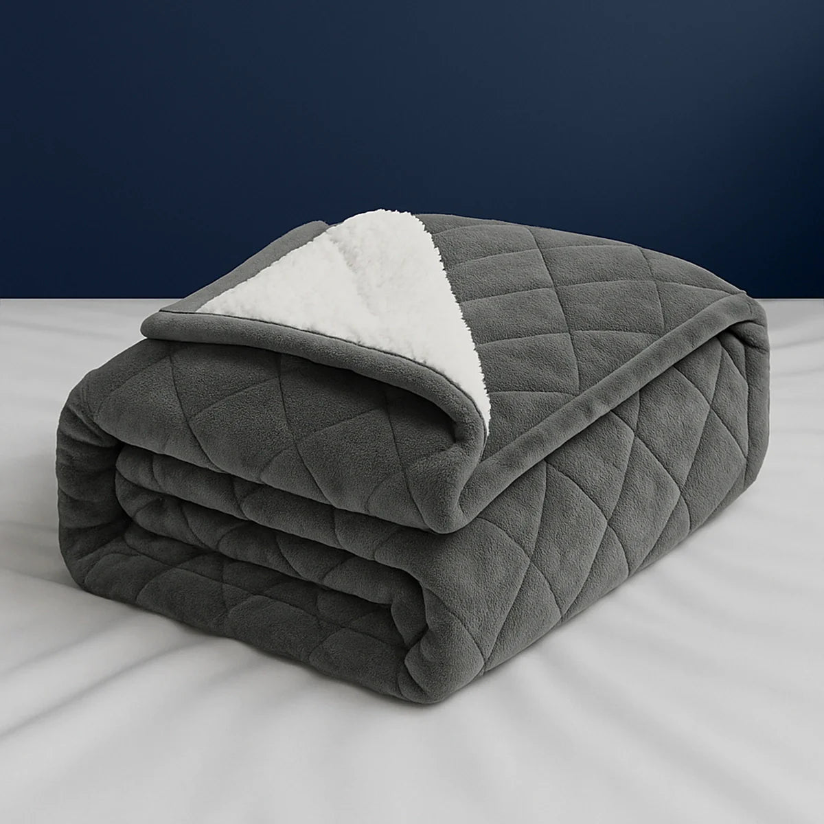 Good Nite Couverture Lestée Anti-Stress 6 Kg 150x200 Cm Gris - Confort Sensoriel Et Sommeil Réparateur