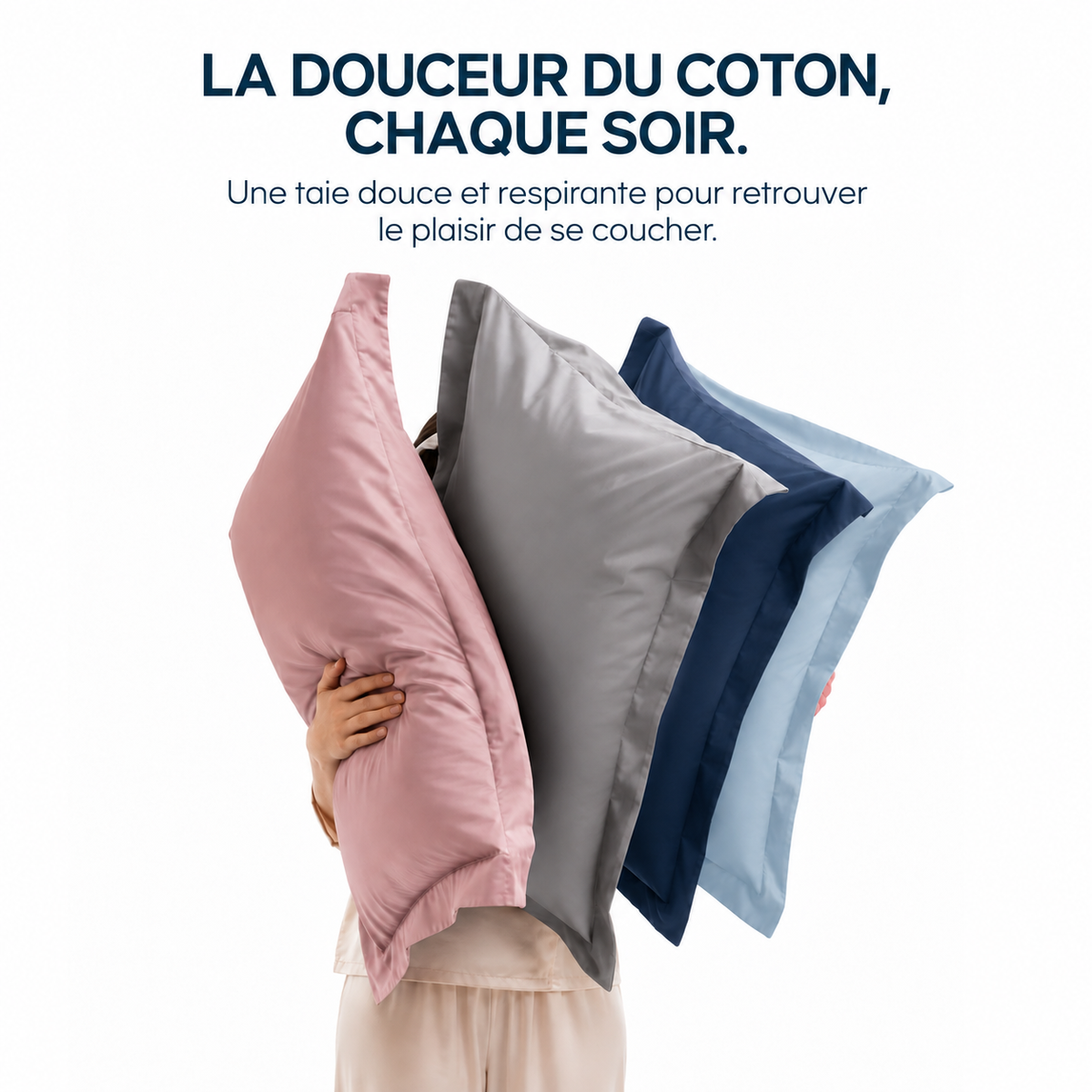 Taie d'Oreiller en Coton