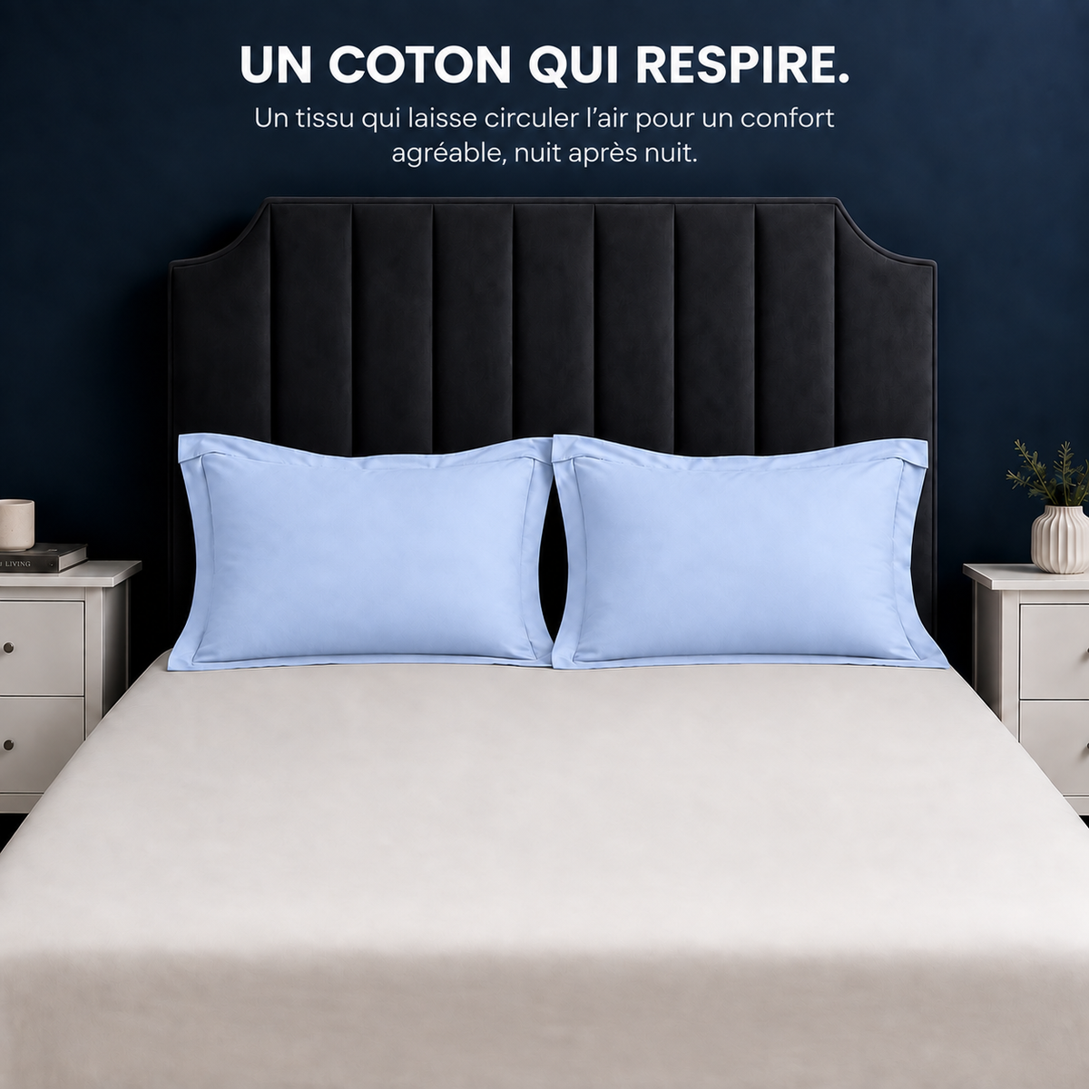 Taie d'Oreiller en Coton
