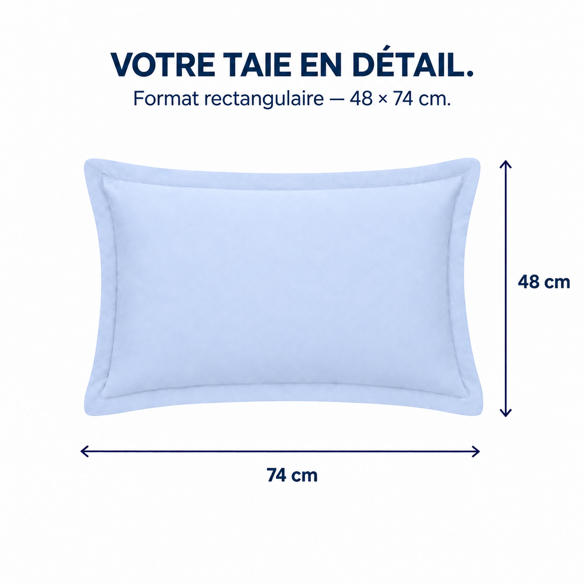 Taie d'Oreiller en Coton