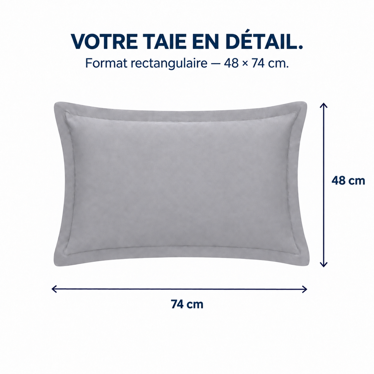 Taie d'Oreiller en Coton
