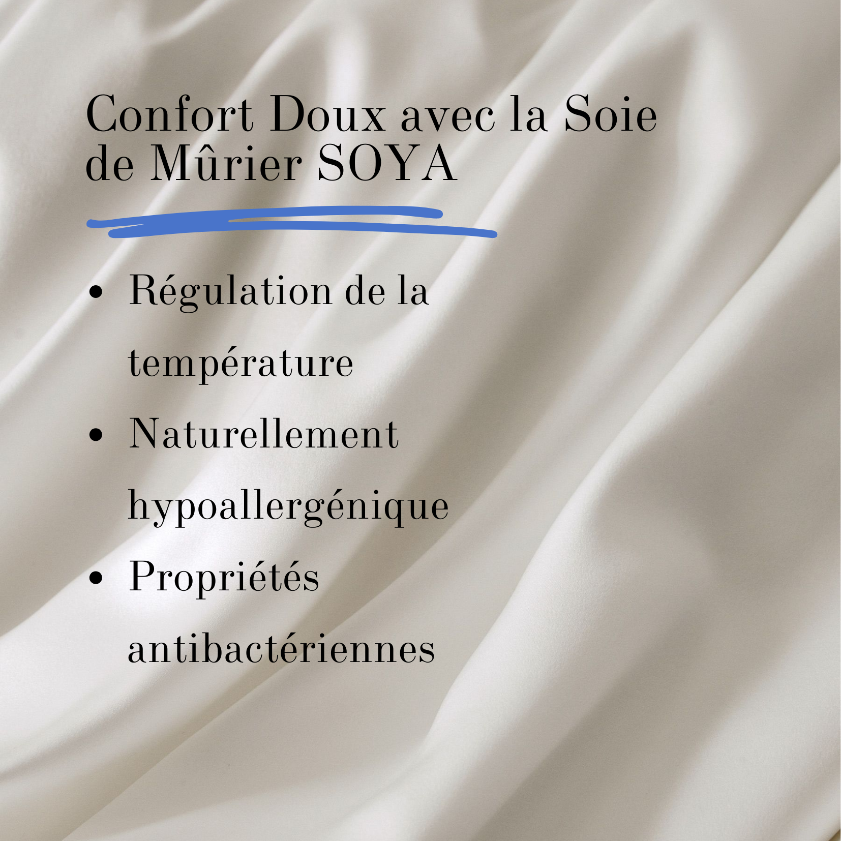 Housse de Couette en Soie Naturelle Soya