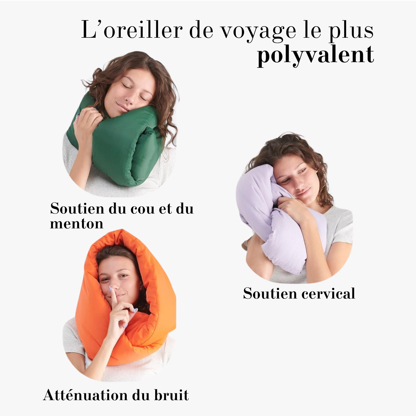 Oreiller de Voyage Ergonomique Soya